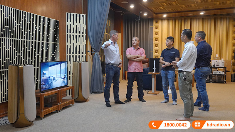 Đoàn đại diện thương hiệu B&O đến thăm và làm việc tại trụ sở HDRadio