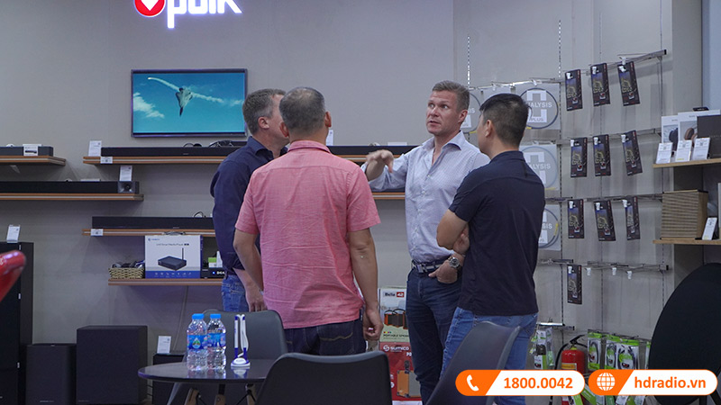 Đoàn đại diện thương hiệu B&O đến thăm và làm việc tại trụ sở HDRadio