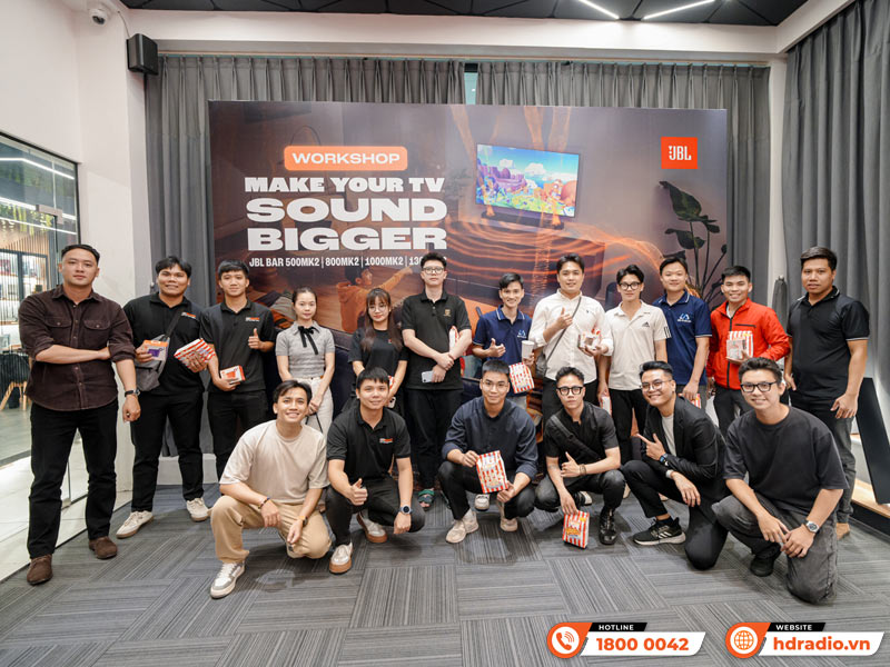 HDRadio đồng hành cùng PGI tại Workshop JBL BAR MK2 tổ chức ở Hà Nội