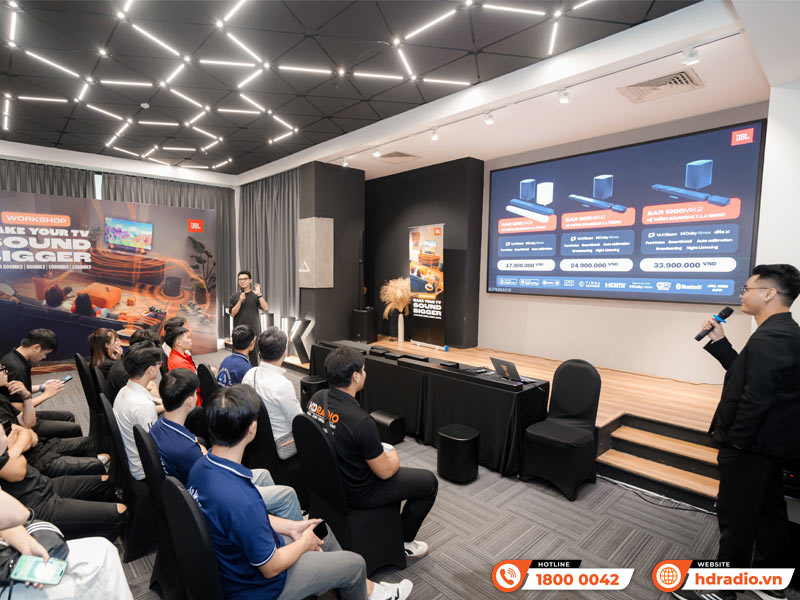 HDRadio đồng hành cùng PGI tại Workshop JBL BAR MK2 tổ chức ở Hà Nội