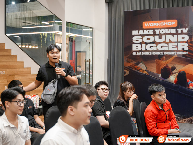 HDRadio đồng hành cùng PGI tại Workshop JBL BAR MK2 tổ chức ở Hà Nội