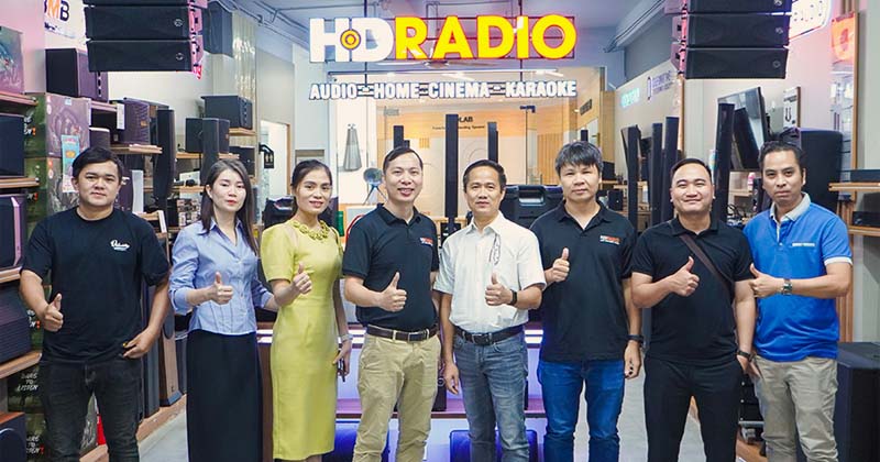 HDRADIO Hợp tác với Đơn vị Nhập khẩu Nguyễn Audio và Viber Style trong việc Phân phối các sản phẩm Thương hiệu: Cabasse, AudioPro, Wharfedale, Audio Technica, Leak, AURENDER, PRIMARE và CHORD ELECTRONICS