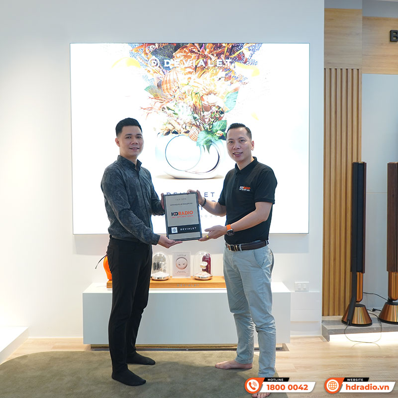 HDRadio là đơn vị phân phối các sản phẩm thương hiệu DEVIALET chính hãng hàng đầu Việt Nam