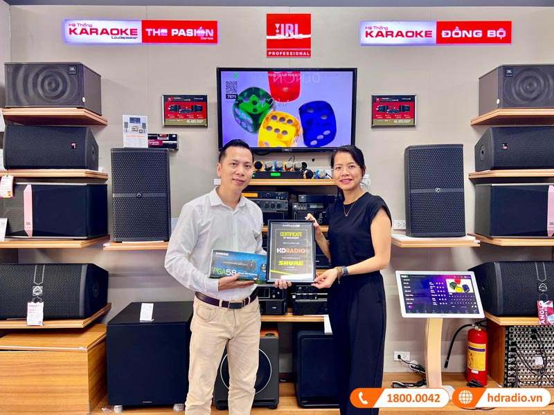 HDRadio đạt chứng nhận Đại Lý Ủy Quyền của SHURE HDRadio đạt chứng nhận Đại Lý Ủy Quyền của SHURE
