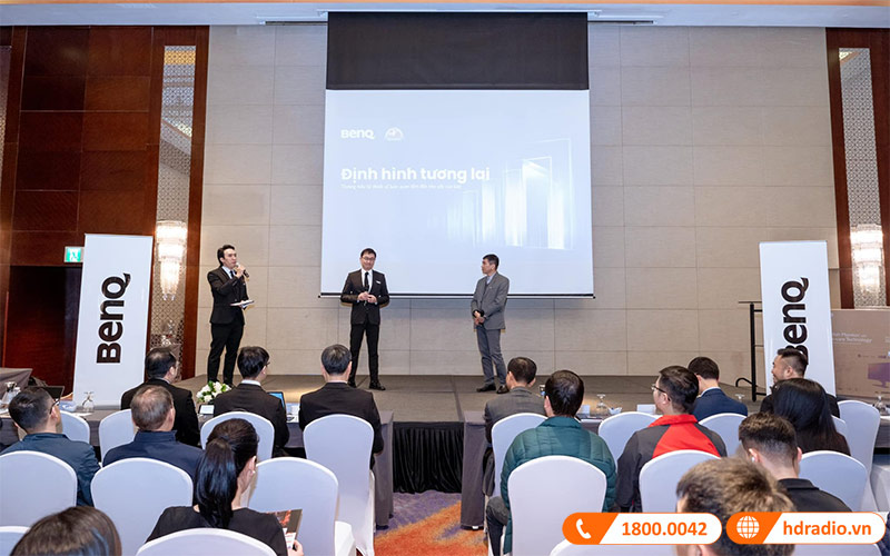 HDRadio tham du su kien ra mat san pham moi cua hang BenQ