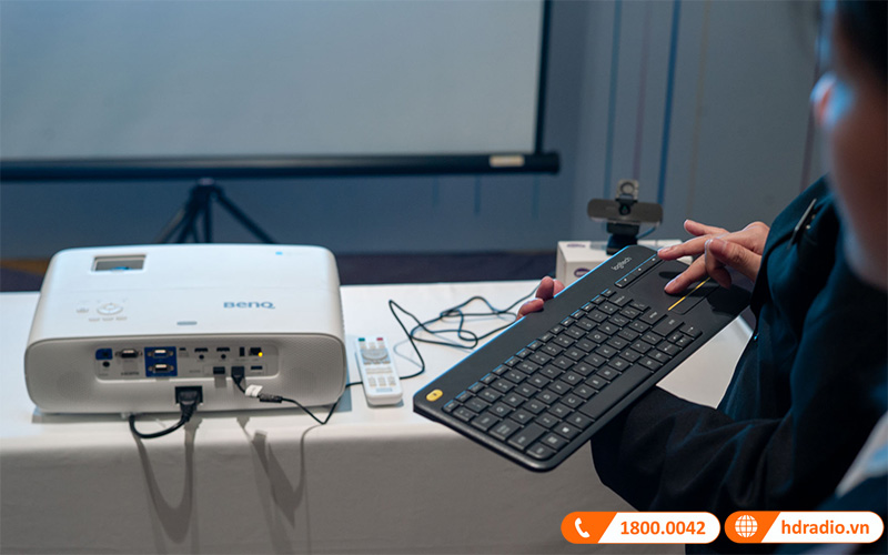 HDRadio tham du su kien ra mat san pham moi cua BenQ