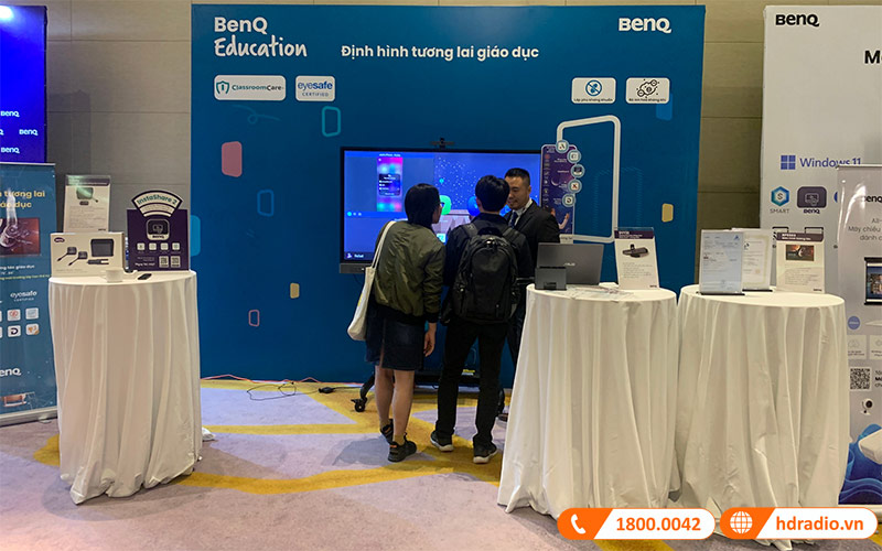 HDRadio tham du su kien ra mat san pham moi cua hang BenQ