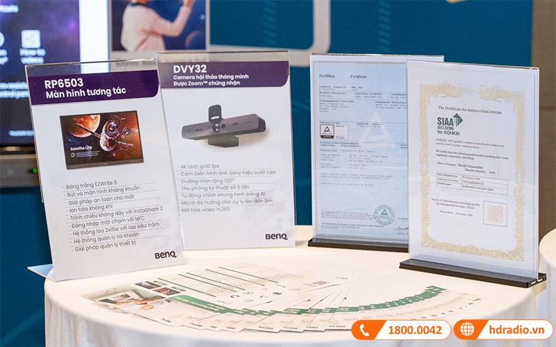 HDRadio tham du su kien ra mat san pham moi cua hang BenQ