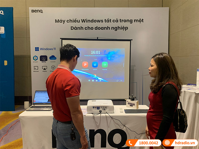 HDRadio tham du su kien ra mat san pham moi cua hang BenQ