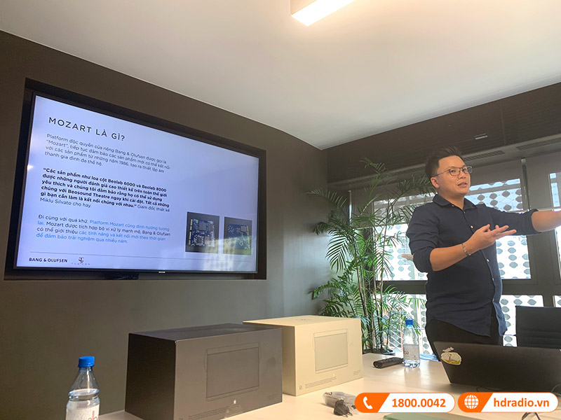 HDRadio tham dự buổi training sản phẩm loa B&O Beosound A5 của hãng B&O