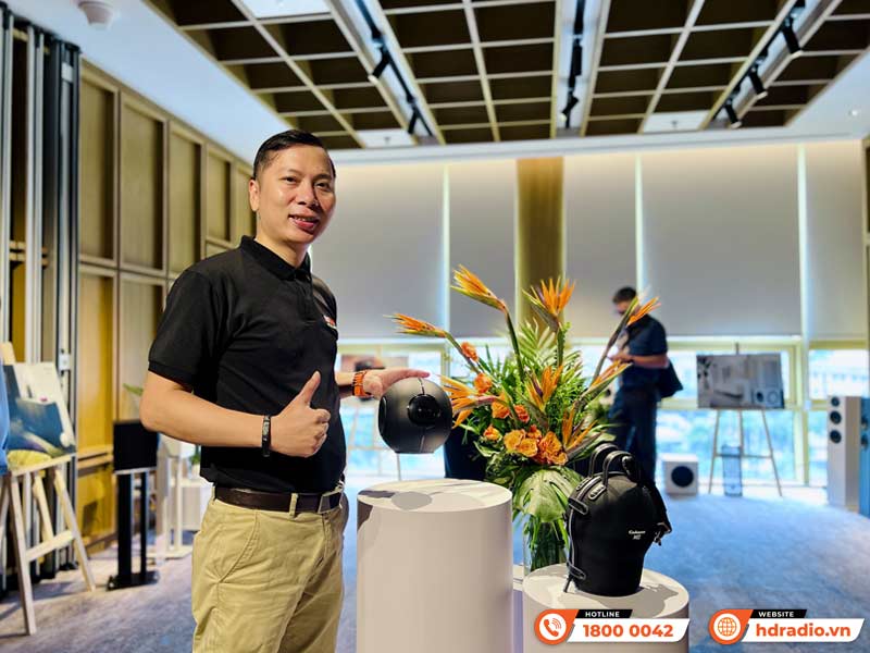 HDRadio tham dự sự kiện ra mắt sản phẩm mới Cabasse The Pearl Myuki do Vibestyle tổ chức