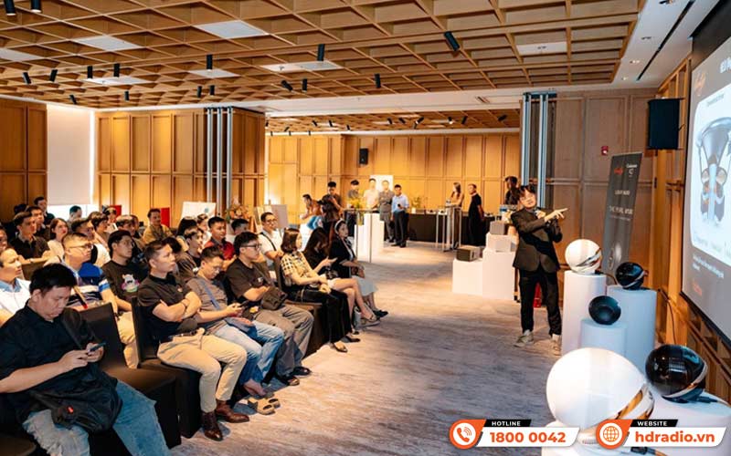 HDRadio tham dự sự kiện ra mắt sản phẩm mới Cabasse The Pearl Myuki do Vibestyle tổ chức