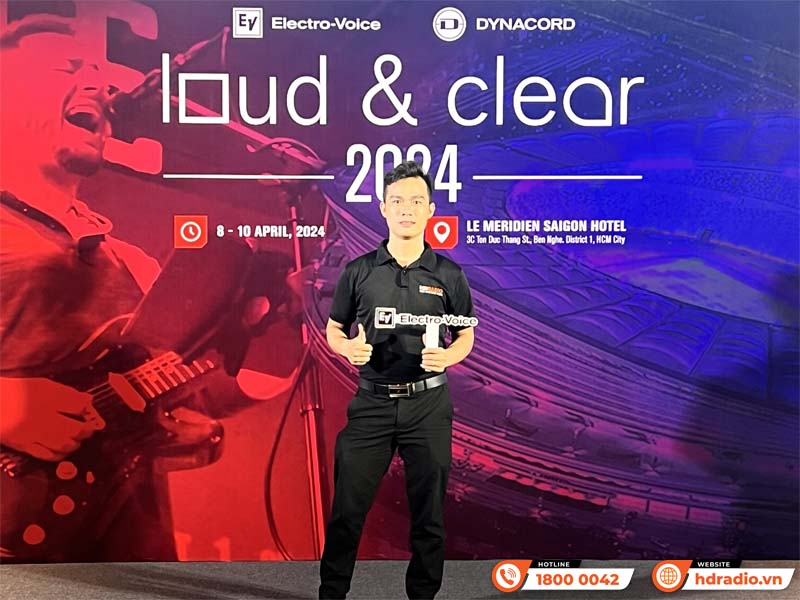 HDRadio tham dự sự kiện ra mắt Loa Electro voice Everse 12 tại Loud & Clear Roadshow 2025