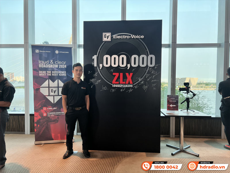 HDRadio tham dự sự kiện ra mắt Loa Electro voice Everse 12 tại Loud & Clear Roadshow 2025