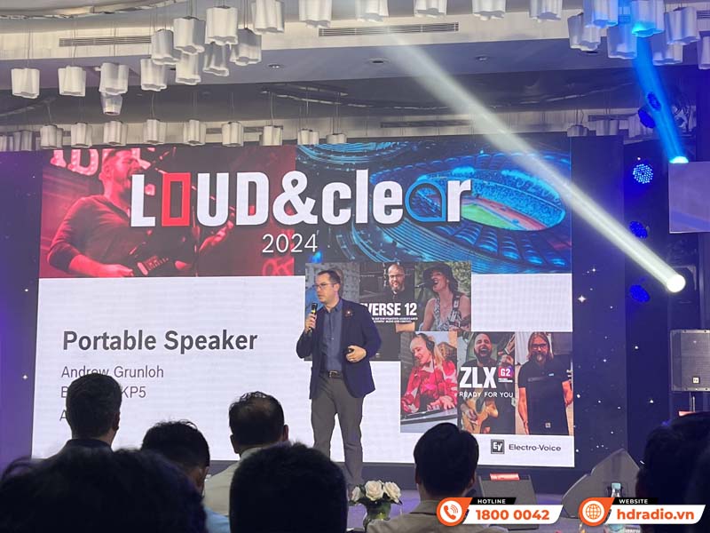 HDRadio tham dự sự kiện ra mắt Loa Electro voice Everse 12 tại Loud & Clear Roadshow 2025