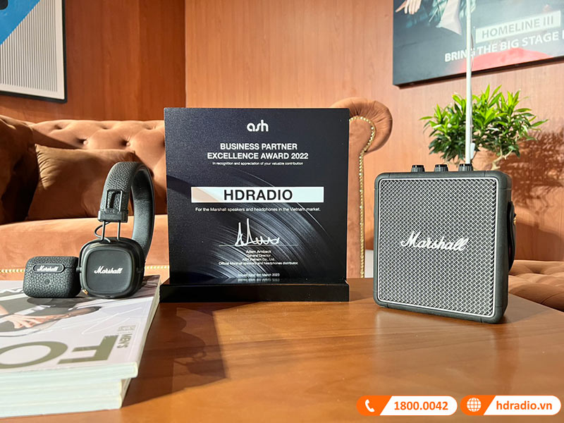 HDRadio tham dự sự kiện ra mắt dòng loa Homeline III của hãng MARSHALL