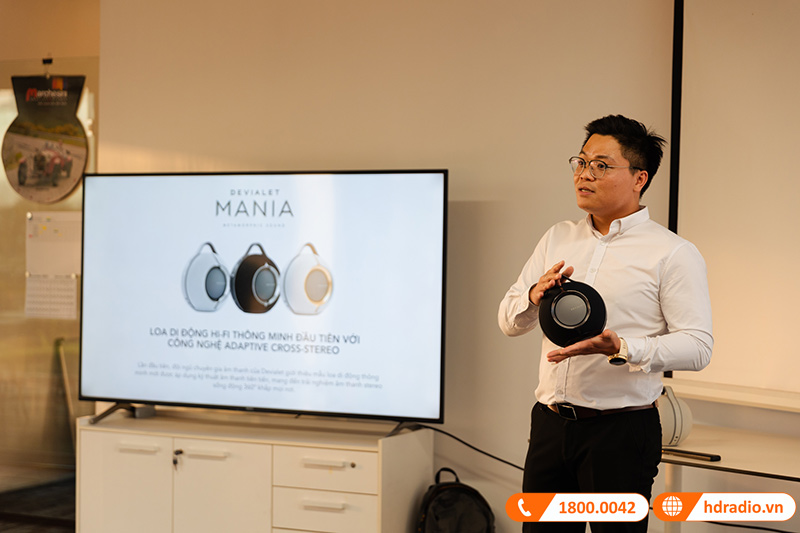 sự kiện ra mắt loa Devialet Mania và loa soundbar Devialet Dione Opera de Paris