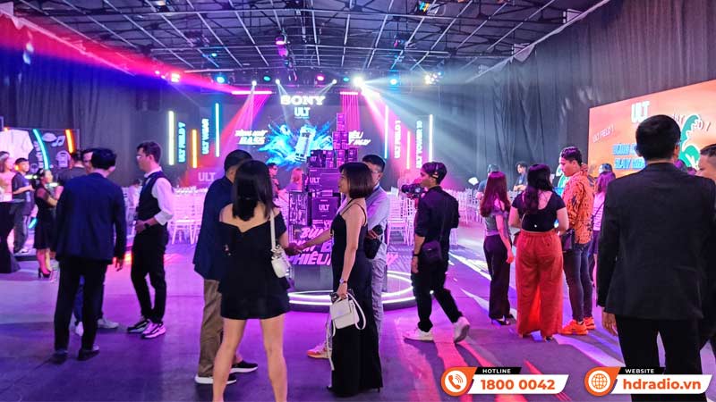 HDRadio tham dự sự kiện trải nghiệm dòng sản phẩm ULT Power Sound do Sony tổ chức
