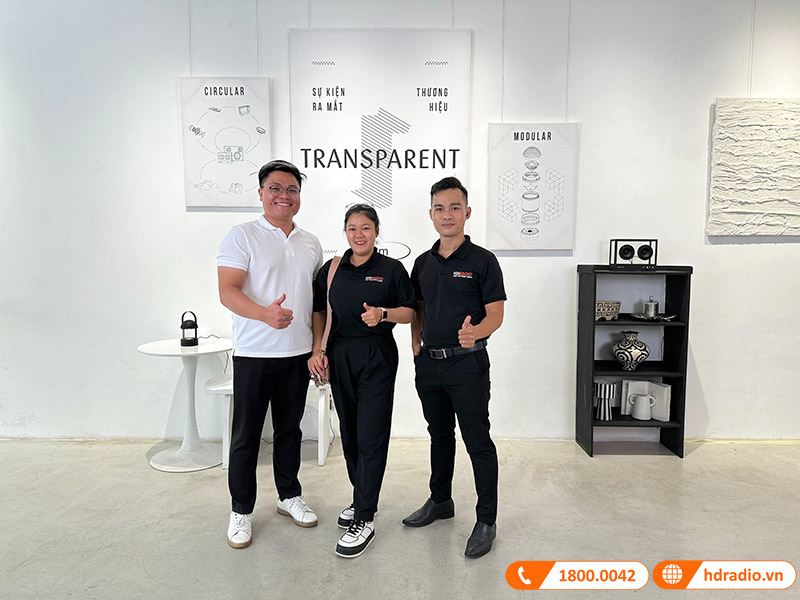 HDRadio tham dự sự kiện ra mắt sản phẩm mới của thương hiệu Transparent HDRadio tham dự sự kiện ra mắt sản phẩm mới của thương hiệu Transparent