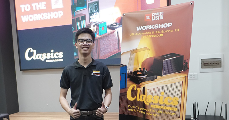 HDRADIO Tham Dự Workshop Về Dòng Loa Authentics Và Đầu Đĩa Than Spinner BT Mới Nhất Của JBL