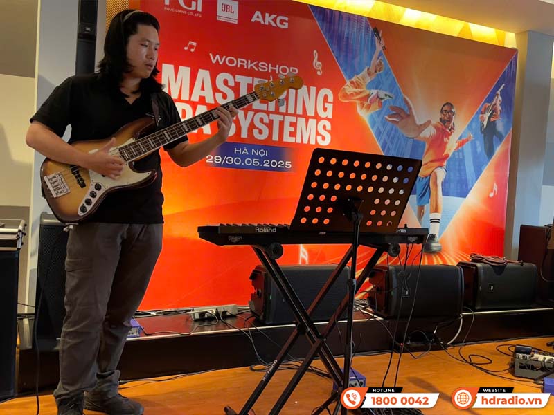 HDRadio tham gia Khóa đào tạo Mastering Your PA Systems