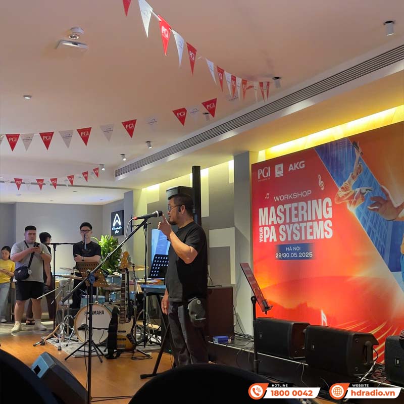 HDRadio tham gia Khóa đào tạo Mastering Your PA Systems
