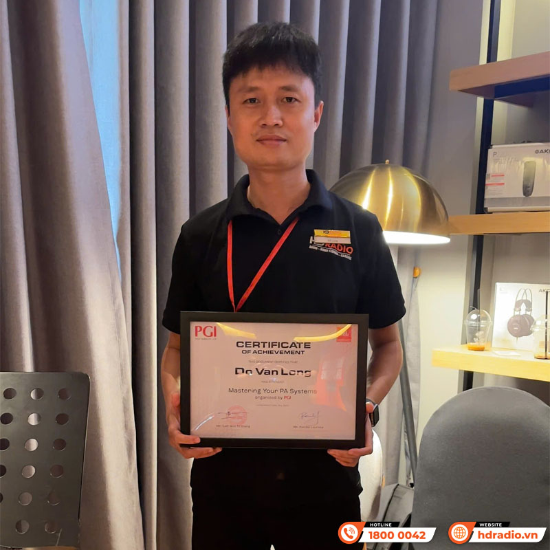 HDRadio tham gia Khóa đào tạo Mastering Your PA Systems