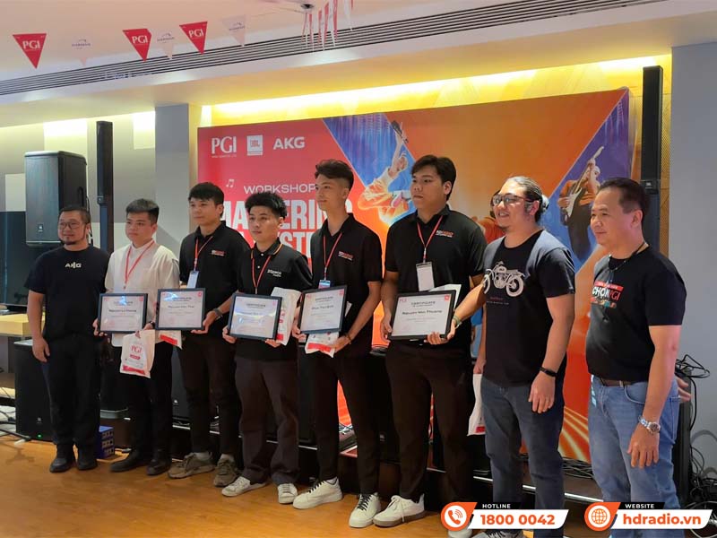 HDRadio tham gia Khóa đào tạo Mastering Your PA Systems