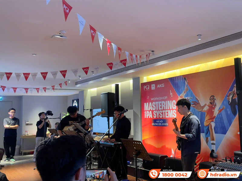 HDRadio tham gia Khóa đào tạo Mastering Your PA Systems