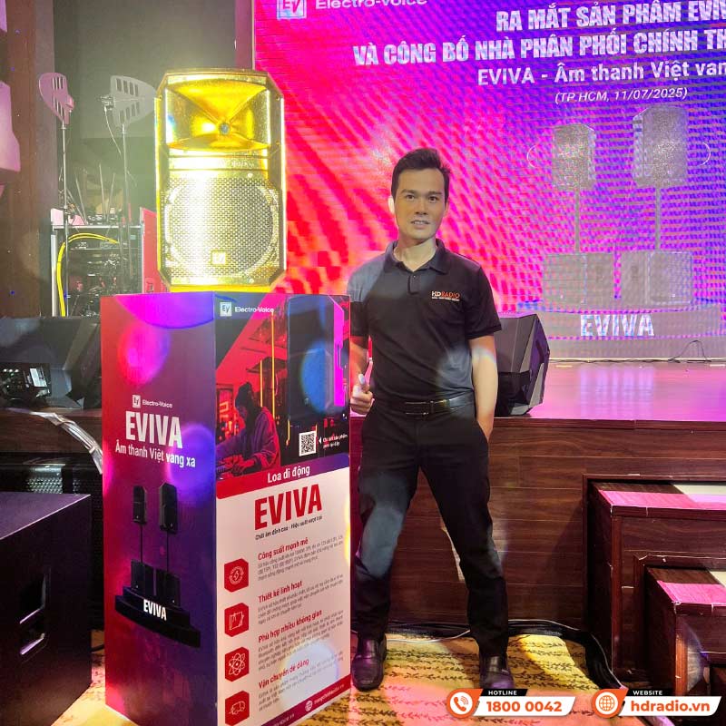 HDRadio Tham Gia Sự Kiện Ra Mắt Loa EVIVA