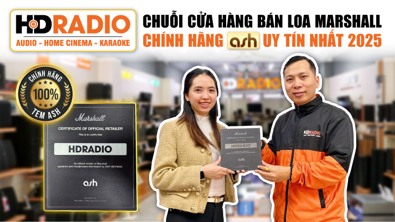 HDRadio Là Chuỗi Cửa Hàng Bán Loa Marshall Chính Hãng (ASH) Uy Tín Nhất Tại Việt Nam
