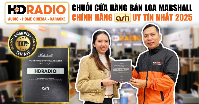 HDRadio Là Chuỗi Cửa Hàng Bán Loa Marshall Uy Tín Nhất 2025