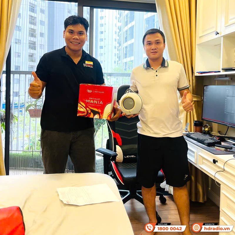 Khách hàng mua Loa Devialet chính hãng tại HDRadio Khách hàng mua Loa Devialet chính hãng tại HDRadio