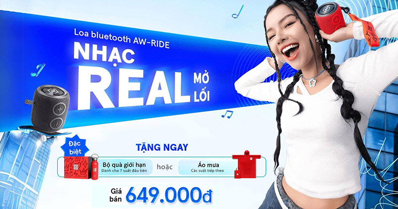 Ưu Đãi Mở Bán Loa Alpha Works Ride Nhận Bộ Quà Tặng Siêu Giá Trị 600K - Chỉ Có Tại HDRADIO