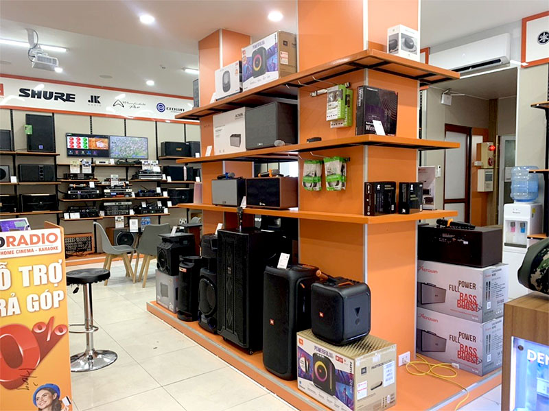 HDRadio Hà Đông bày bán đa dạng các thiết bị âm thanh