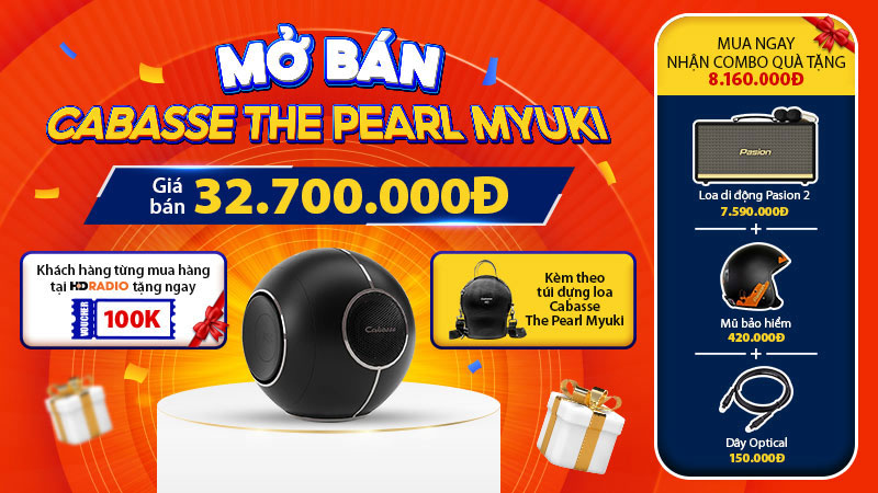 Mua Loa Cabasse The Pearl Myuki Nhận Ngay Bộ Quà Tặng Cao Cấp Mua Loa Cabasse The Pearl Myuki Nhận Ngay Bộ Quà Tặng Cao Cấp