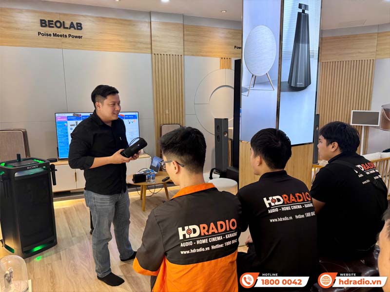 Sony Training Dòng Loa Bluetooth Sony Mới Tại HDRadio