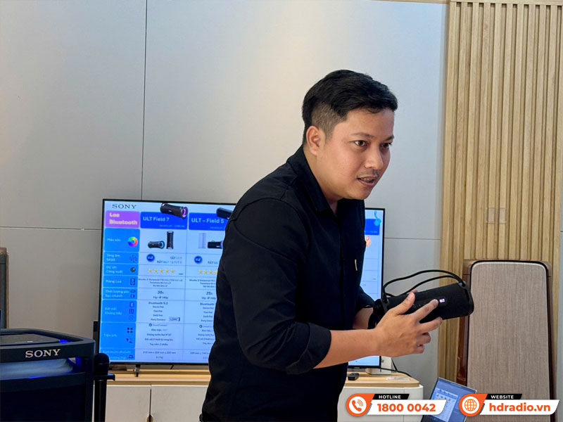 Sony Training Dòng Loa Bluetooth Sony Mới Tại HDRadio