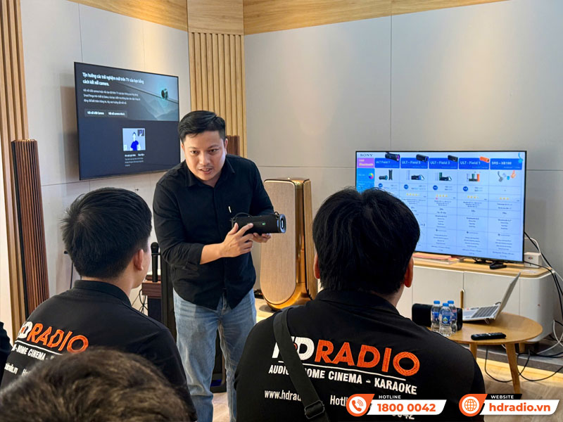 Sony Training Dòng Loa Bluetooth Sony Mới Tại HDRadio