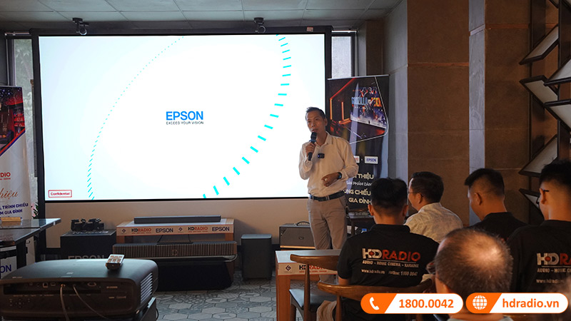 HDRadio & LOGICO & EPSON tổ chức sự kiện giới thiệu hệ thống âm thanh, trình chiếu phòng phim đẳng cấp