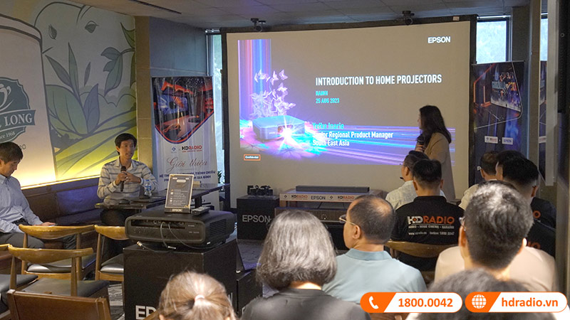 HDRadio & LOGICO & EPSON tổ chức sự kiện giới thiệu hệ thống âm thanh, trình chiếu phòng phim đẳng cấp