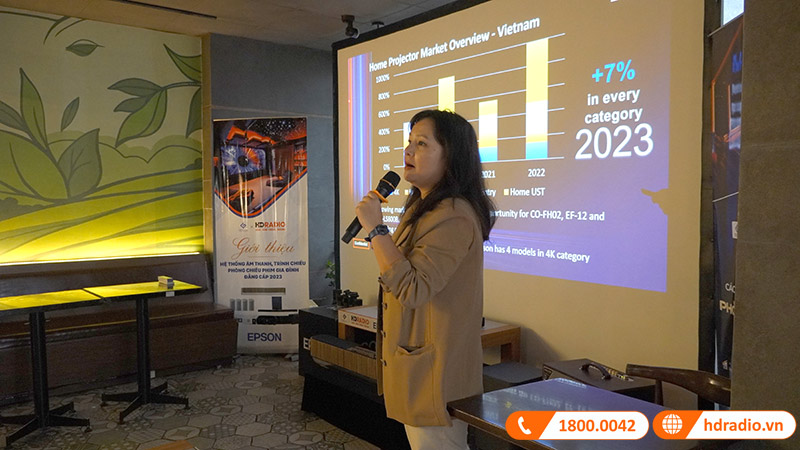 HDRadio & LOGICO & EPSON tổ chức sự kiện giới thiệu hệ thống âm thanh, trình chiếu phòng phim đẳng cấp