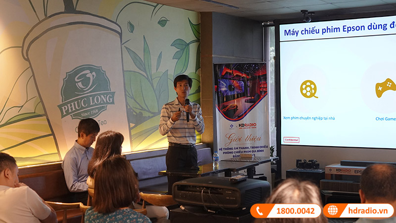 HDRadio & LOGICO & EPSON tổ chức sự kiện giới thiệu hệ thống âm thanh, trình chiếu phòng phim đẳng cấp