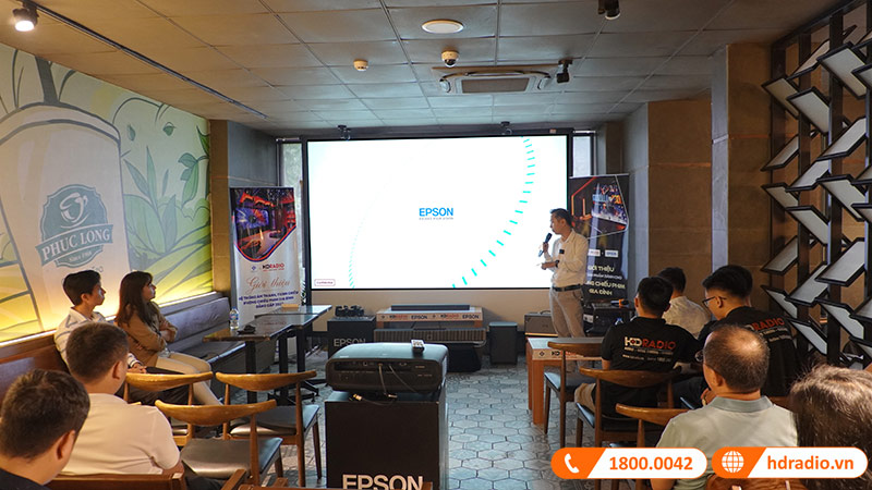 HDRadio & LOGICO & EPSON tổ chức sự kiện giới thiệu hệ thống âm thanh, trình chiếu phòng phim đẳng cấp