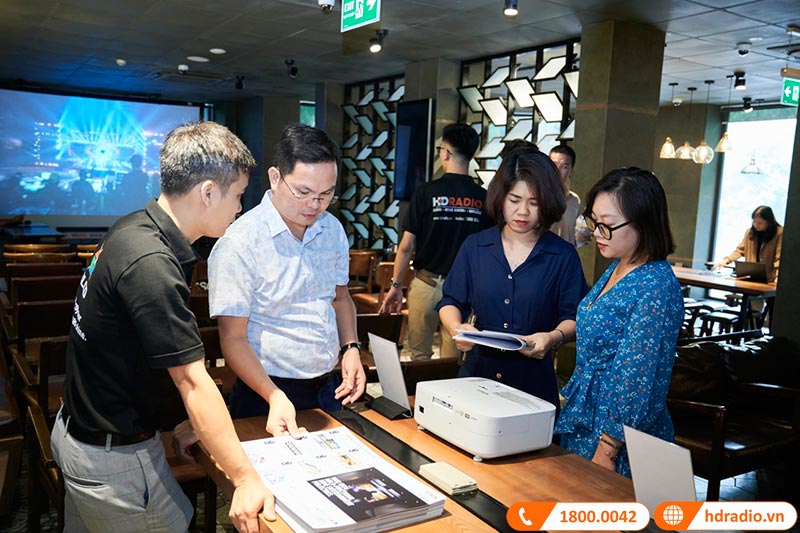 HDRadio & LOGICO & EPSON tổ chức sự kiện giới thiệu hệ thống âm thanh, trình chiếu phòng phim đẳng cấp