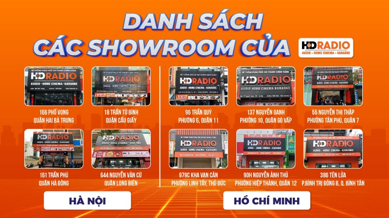 Danh sách showroom HDRadio