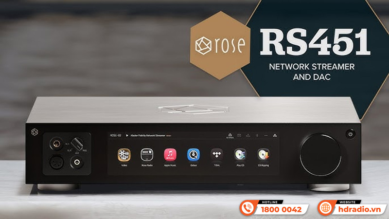 HiFi Rose trình làng đầu phát nhạc số RS451 HiFi Rose trình làng đầu phát nhạc số RS451