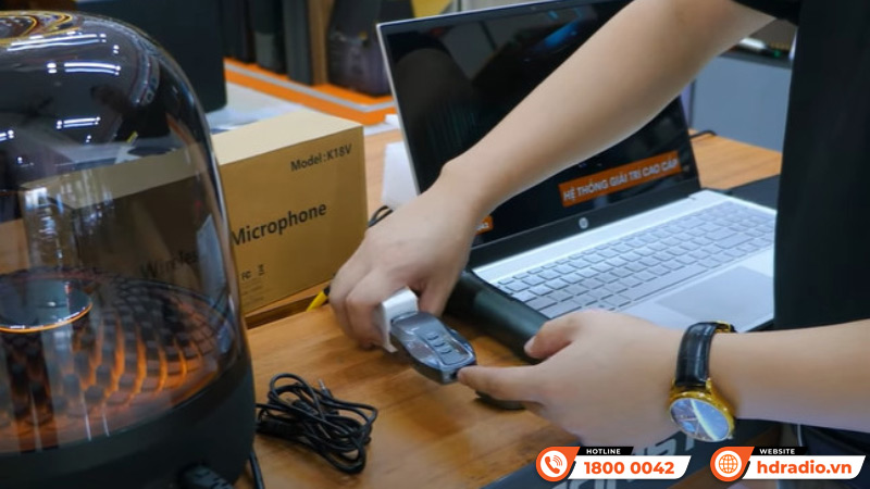 Hướng dẫn hát karaoke trên loa harman kardon 