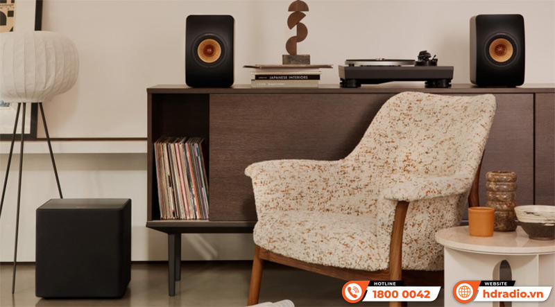 KEF Kube 8 MIE: Giải pháp lý tưởng để tối ưu hóa dải trầm trong không gian nhỏ