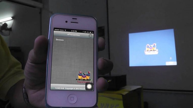 kết nối iphone với máy chiếu